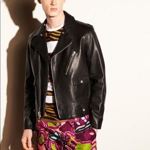Coach Leather Biker Jacket